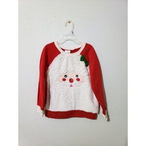 Nannette Kids santa sweatshirt, size 6X